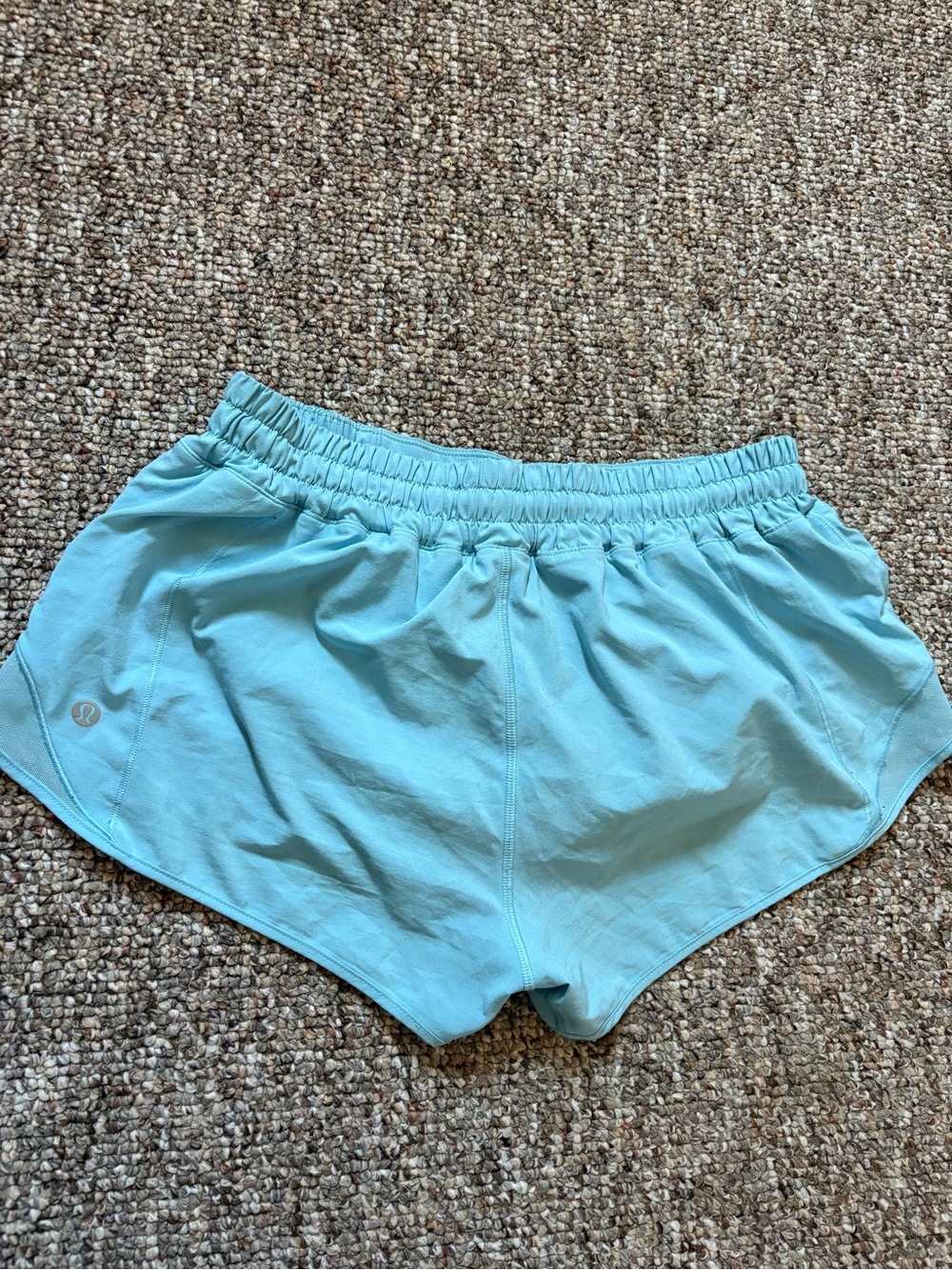 lululemon athletica Aqua Blue Athletic Shorts